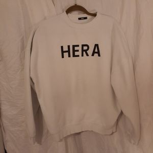 HERA mens crewneck Pullover sweatshirt